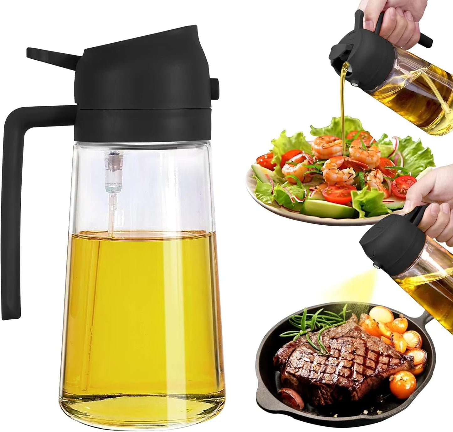 2-in-1 Oil Spray Dispenser
