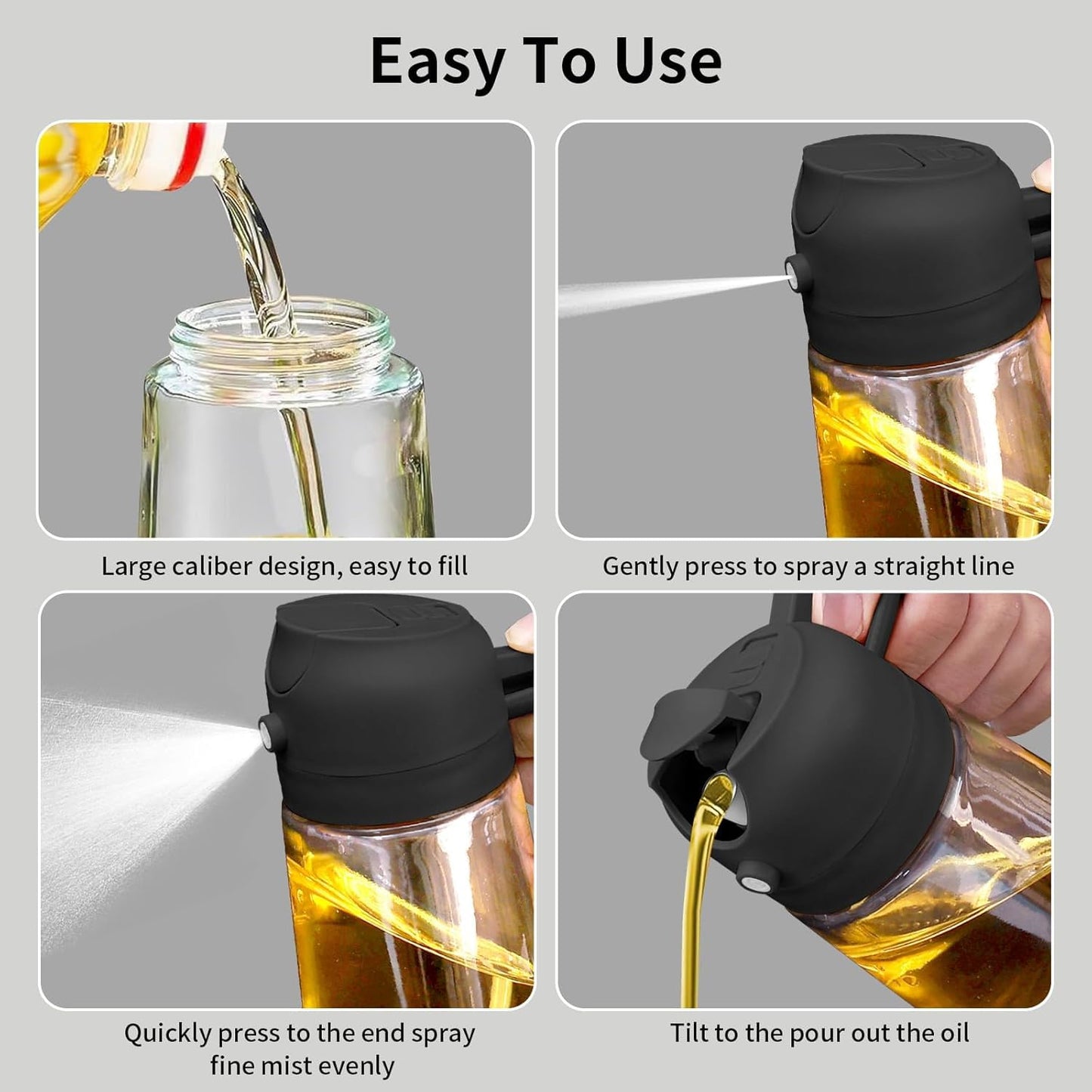 2-in-1 Oil Spray Dispenser