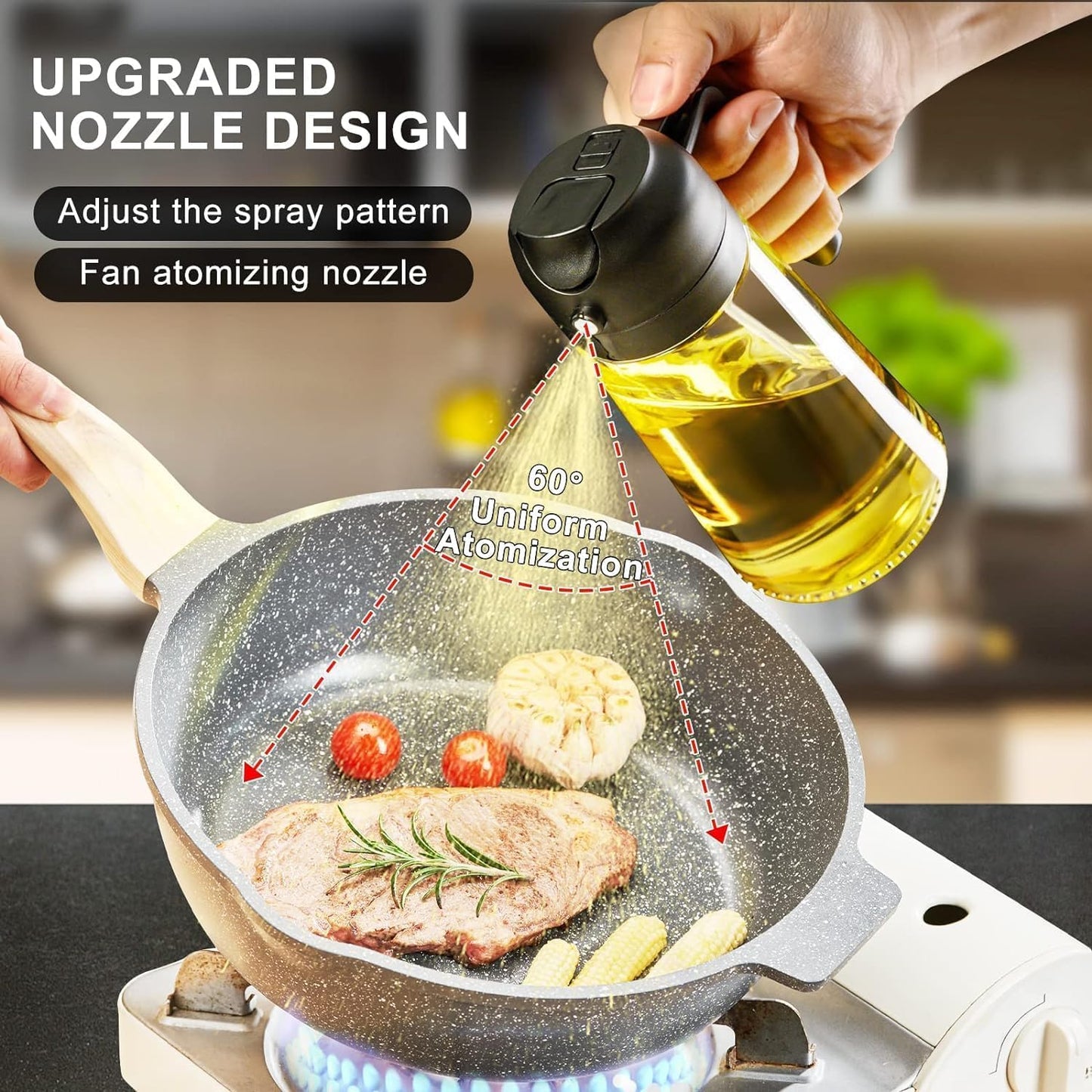 2-in-1 Oil Spray Dispenser